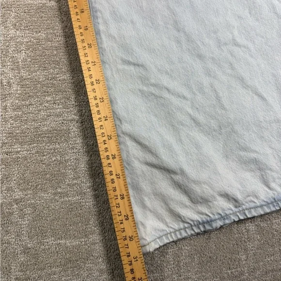 Agolde Nolan Balloon Light Wash Super Wide Leg Baggy High Rise Flowy Jean Sz 33 - Picture 13 of 14